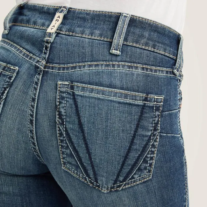 Ariat Denim Women REAL Perfect Rise Daphne Straight Jean Torrance Ariat Denim Women REAL Perfect Rise Daphne Straight Jean Torrance