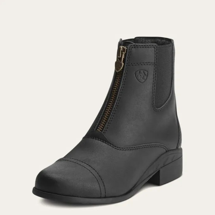 Ariat English Riding Boots Kids Kids039 Scout Zip Paddock Boot Black