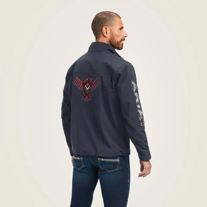 Ariat English Riding Men Thunderbird Team Softshell Jacket Ebony