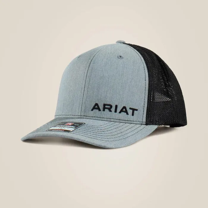 Ariat Hats and Caps Men Offset Logo Cap Gray