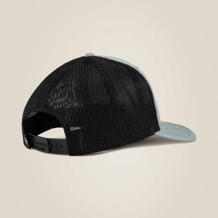 Ariat Hats and Caps Men Offset Logo Cap Gray Ariat Hats and Caps Men Offset Logo Cap Gray