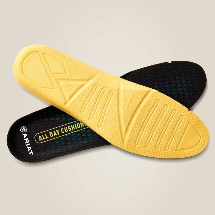 Ariat Insoles Women Women039s All Day Cushioning Round Toe Insole Black
