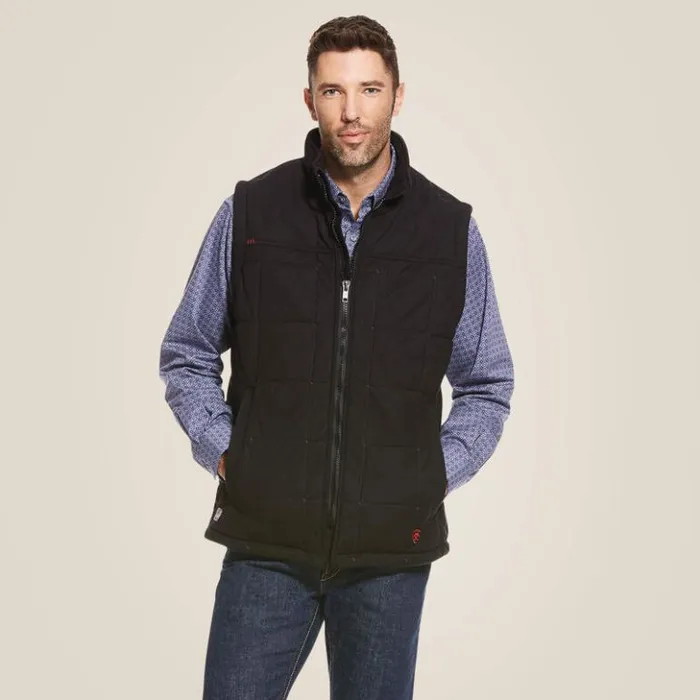Ariat Jackets and Vests Men FR Crius Insulated Vest Black