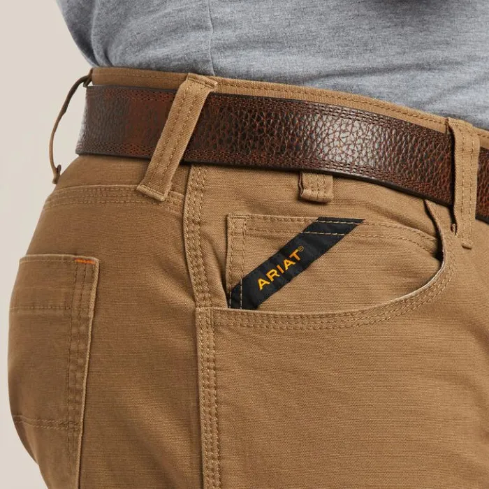 Ariat Pants and Shorts Men Rebar M7 DuraStretch Made Tough Straight Pant Field Khaki Ariat Pants and Shorts Men Rebar M7 DuraStretch Made Tough Straight Pant Field Khaki