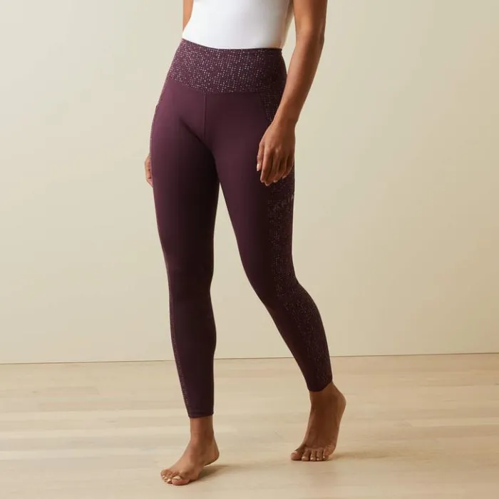 Ariat Pants and Shorts Women Eos Lumina Knee Patch Tight Mulberry
