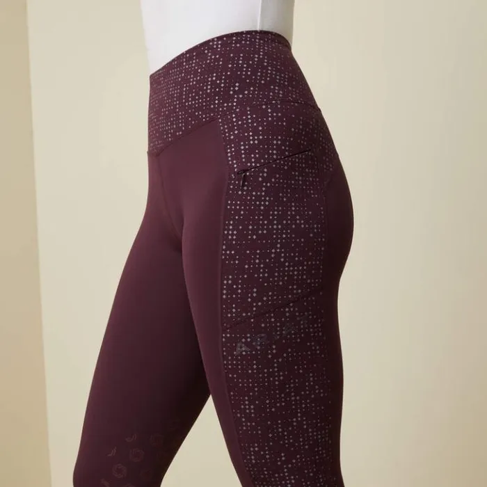 Ariat Pants and Shorts Women Eos Lumina Knee Patch Tight Mulberry Ariat Pants and Shorts Women Eos Lumina Knee Patch Tight Mulberry