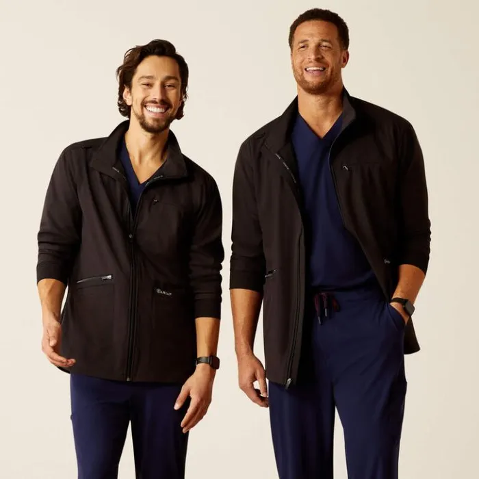 Ariat Scrubs 8211 New Men Conrad Utility Scrub Jacket Black Ariat Scrubs 8211 New Men Conrad Utility Scrub Jacket Black