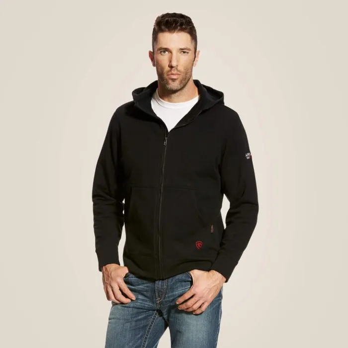 Ariat Sweatshirts and Hoodies Men FR DuraStretch Full Zip Hoodie Black