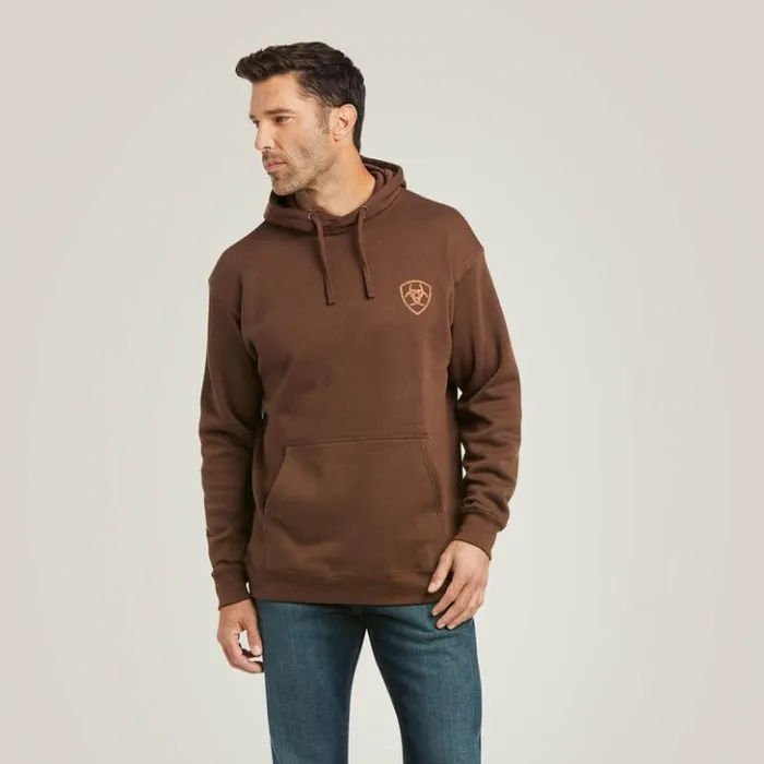 Ariat Sweatshirts and Hoodies Men Patriot 20 Sweatshirt Tandk Brown Ariat Sweatshirts and Hoodies Men Patriot 20 Sweatshirt Tandk Brown