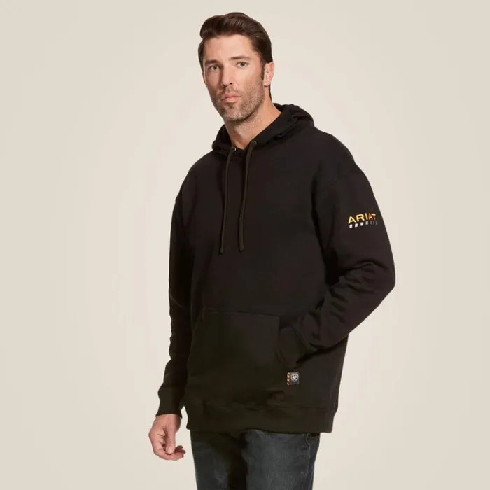 Ariat Sweatshirts and Hoodies Men Rebar Workman Hoodie Black