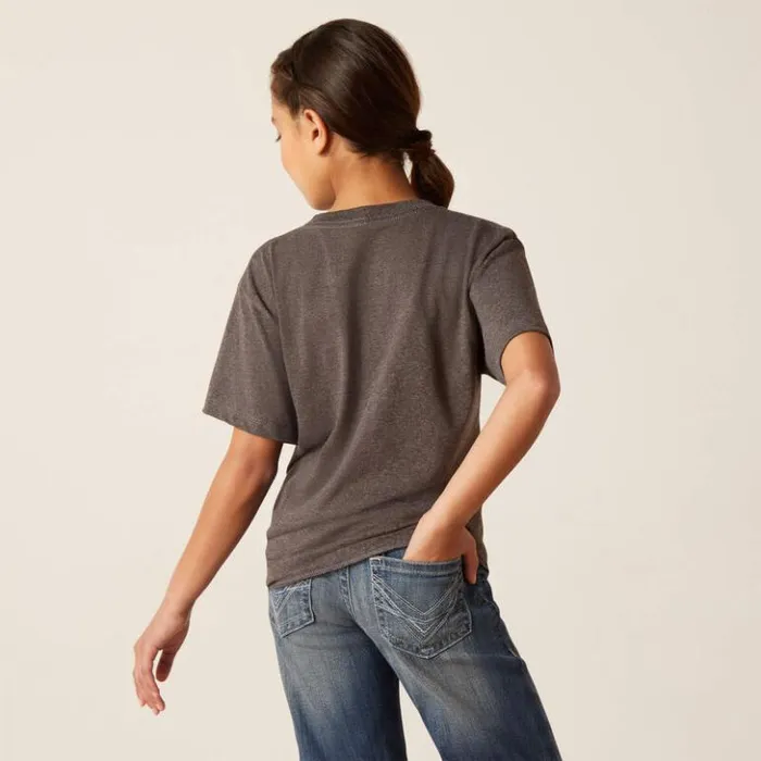 Ariat TShirts and Polos Kids Ariat Groovy Sunset TShirt Charcoal Heather Ariat TShirts and Polos Kids Ariat Groovy Sunset TShirt Charcoal Heather