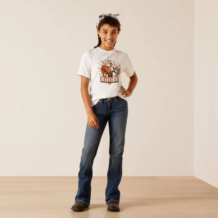 Ariat TShirts and Polos Kids Ariat Let039s Rodeo TShirt White Ariat TShirts and Polos Kids Ariat Let039s Rodeo TShirt White