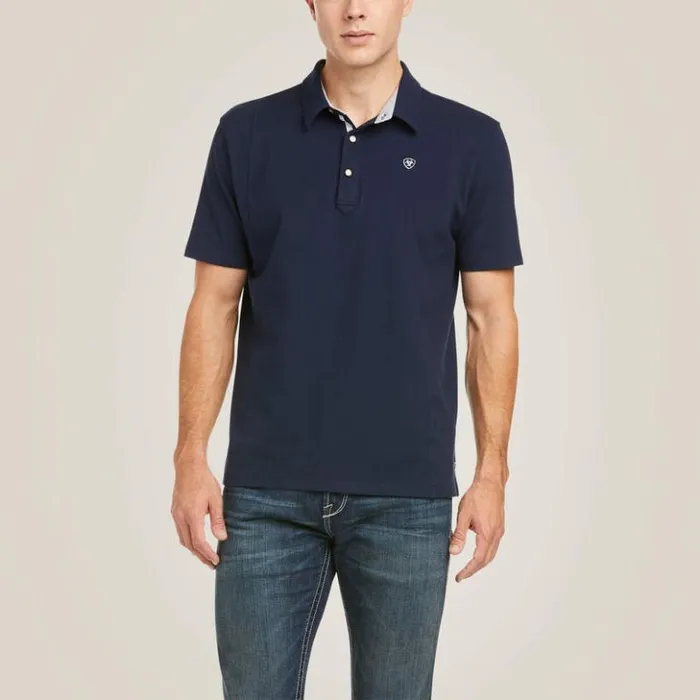 Ariat TShirts and Polos Men Medal Polo Navy