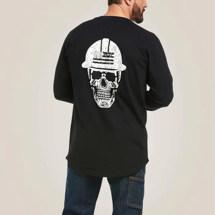 Ariat TShirts and Polos Men Rebar Cotton Strong Roughneck Graphic TShirt Black