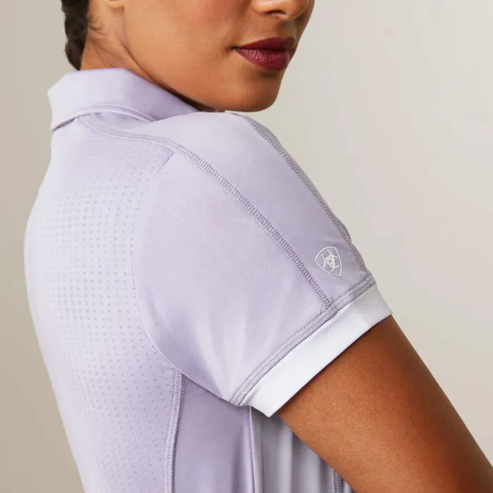 Ariat TShirts and Tops Women Bandera 14 Zip Polo Heirloom Lilac Ariat TShirts and Tops Women Bandera 14 Zip Polo Heirloom Lilac