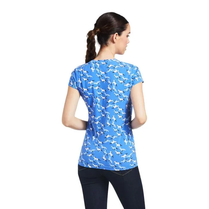 Ariat TShirts and Tops Women Gallop TShirt Reykjavik Blue Ariat TShirts and Tops Women Gallop TShirt Reykjavik Blue