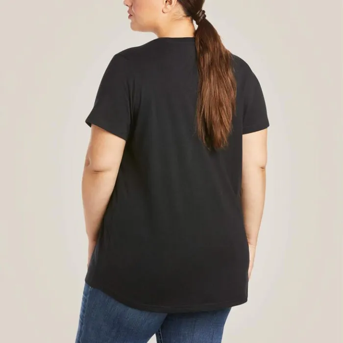 Ariat TShirts and Tops Women Rebar Cotton Strong VNeck Top Black Ariat TShirts and Tops Women Rebar Cotton Strong VNeck Top Black