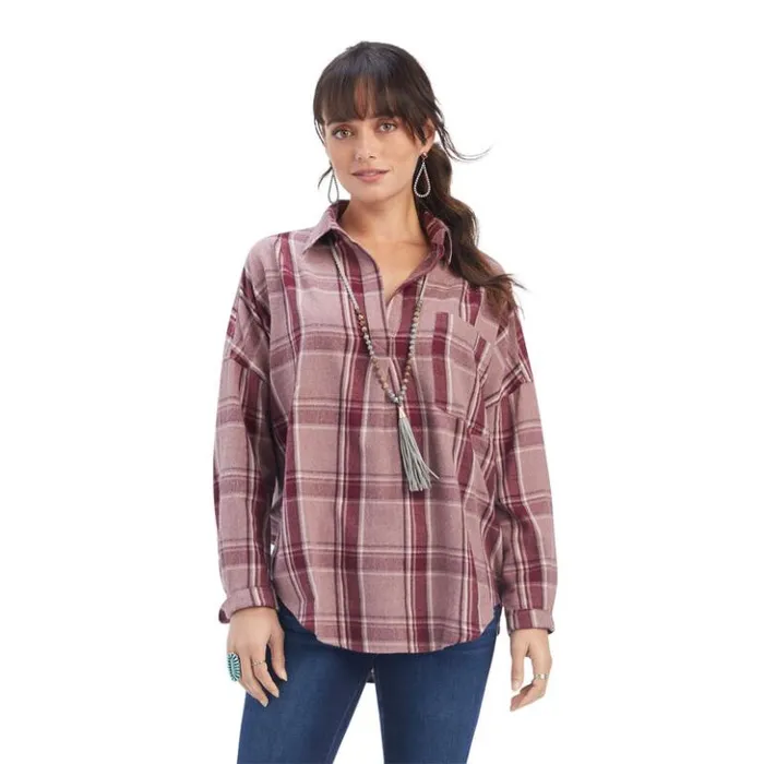 Ariat TShirts and Tops Women Wild West Tunic Wild West Plaid