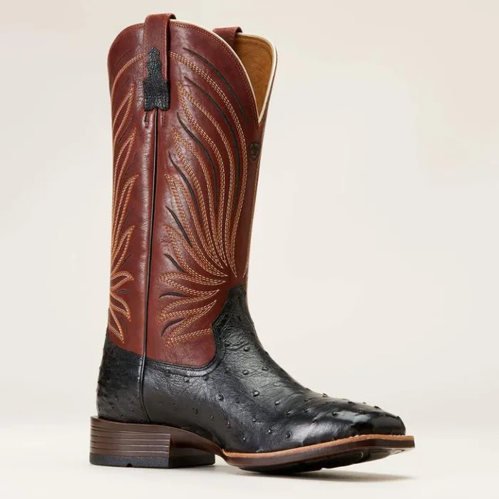 Ariat Western Boots Men Brandin039 Ultra Western Boot Jet Black Full Quill Ostrich Ariat Western Boots Men Brandin039 Ultra Western Boot Jet Black Full Quill Ostrich