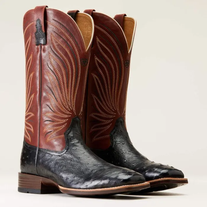 Ariat Western Boots Men Brandin039 Ultra Western Boot Jet Black Full Quill Ostrich Ariat Western Boots Men Brandin039 Ultra Western Boot Jet Black Full Quill Ostrich