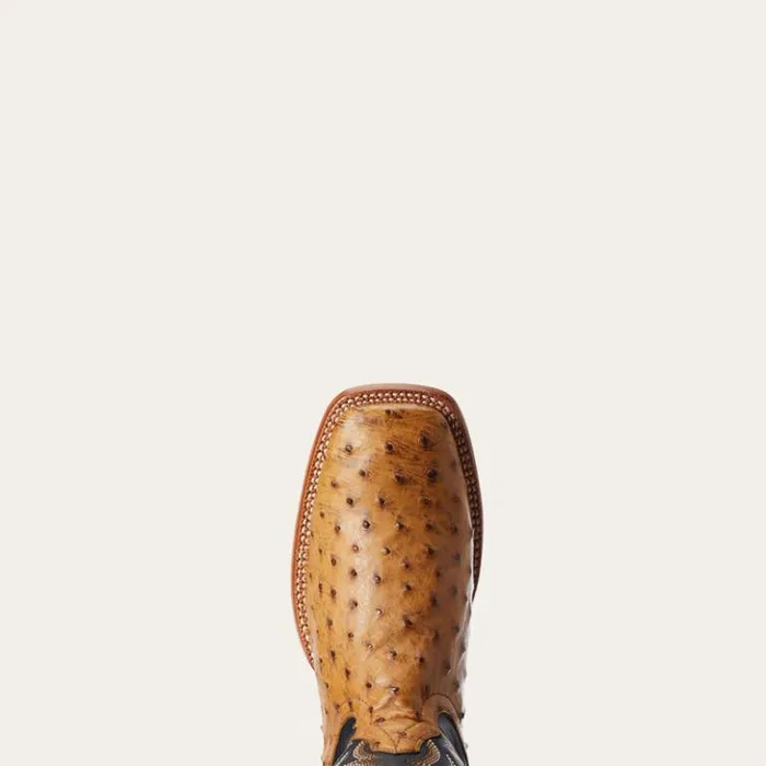 Ariat Western Boots Men Gallup Western Boot Tan Full Quill Ostrich Ariat Western Boots Men Gallup Western Boot Tan Full Quill Ostrich
