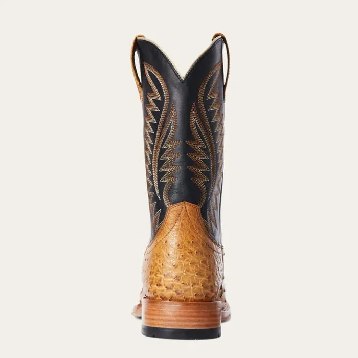 Ariat Western Boots Men Gallup Western Boot Tan Full Quill Ostrich Ariat Western Boots Men Gallup Western Boot Tan Full Quill Ostrich