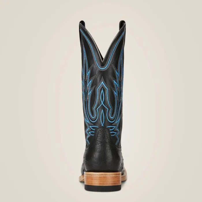 Ariat Western Boots Men Relentless All Around Western Boot Black Full Quill Ostrich