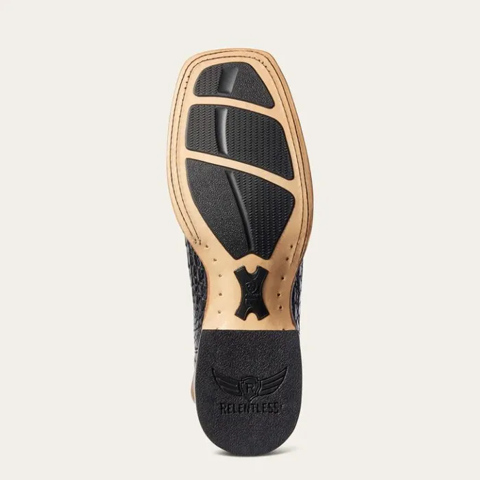 Ariat Western Boots Men Relentless Winner039s Circle Western Boot Black Caiman Belly Ariat Western Boots Men Relentless Winner039s Circle Western Boot Black Caiman Belly