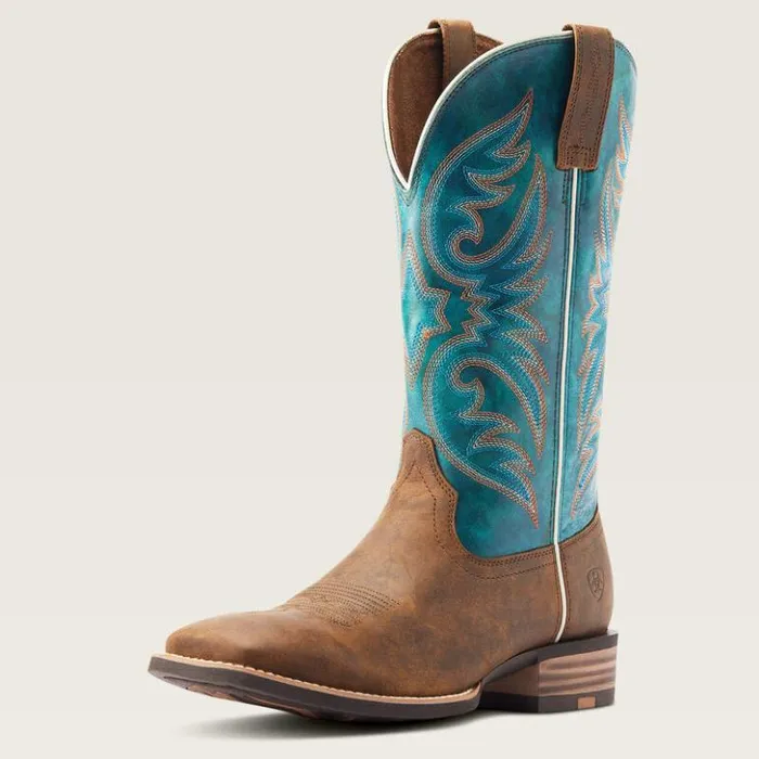 Ariat Western Boots Men Ricochet Western Boot Aged Tan