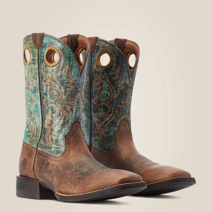Ariat Western Boots Men Sport Rodeo Western Boot Loco Brown Ariat Western Boots Men Sport Rodeo Western Boot Loco Brown