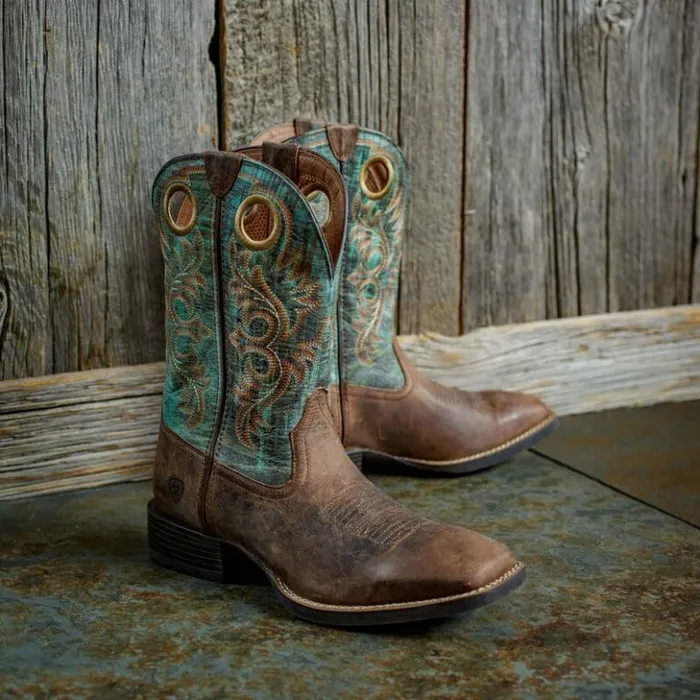 Ariat Western Boots Men Sport Rodeo Western Boot Loco Brown Ariat Western Boots Men Sport Rodeo Western Boot Loco Brown