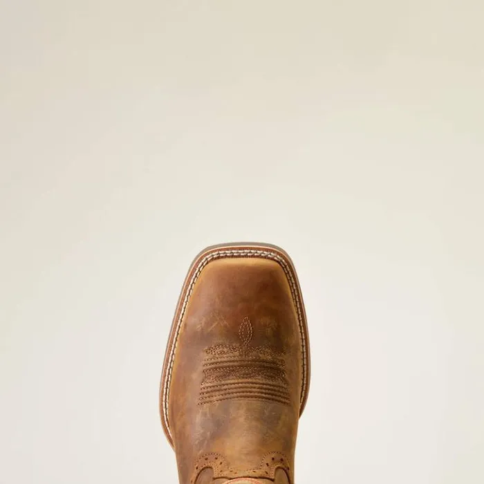 Ariat Western Boots Men Sport Wide Square Toe Cowboy Boot Distressed Brown Ariat Western Boots Men Sport Wide Square Toe Cowboy Boot Distressed Brown
