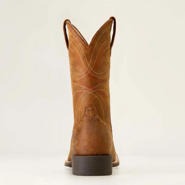 Ariat Western Boots Men Sport Wide Square Toe Cowboy Boot Distressed Brown Ariat Western Boots Men Sport Wide Square Toe Cowboy Boot Distressed Brown