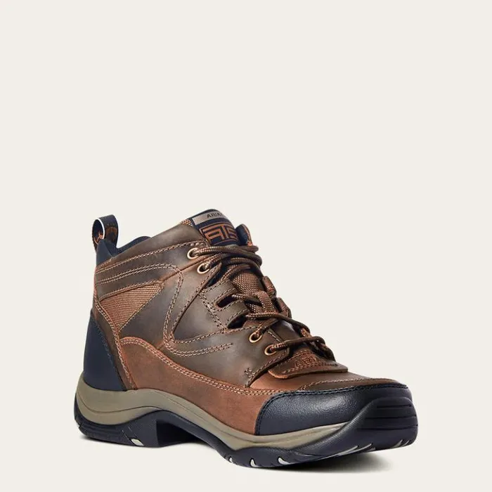 Ariat Western Boots Men Terrain Distressed Brown Ariat Western Boots Men Terrain Distressed Brown