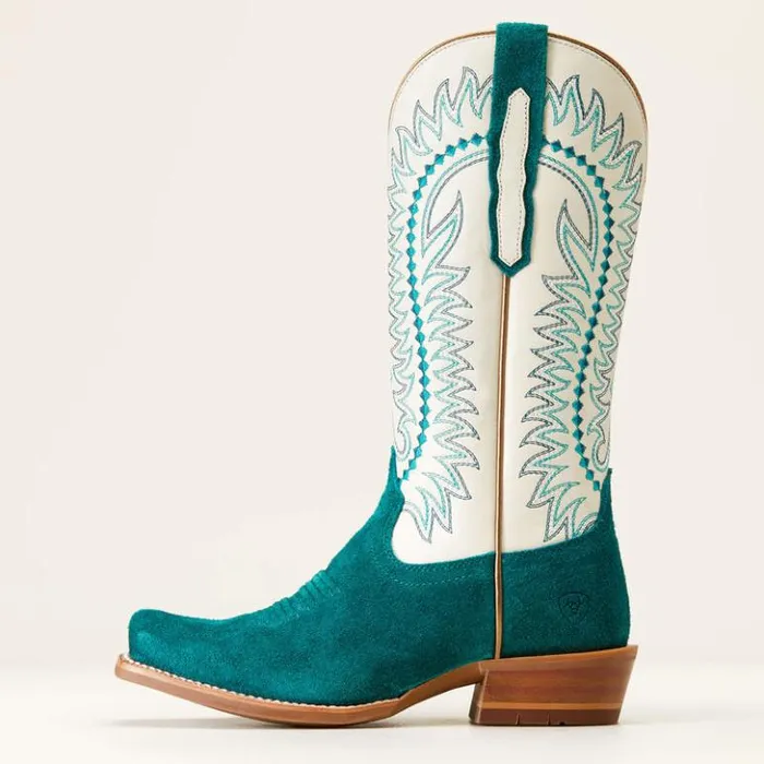 Ariat Western Boots Women Derby Monroe Western Boot Ancient Turquoise Roughout Ariat Western Boots Women Derby Monroe Western Boot Ancient Turquoise Roughout