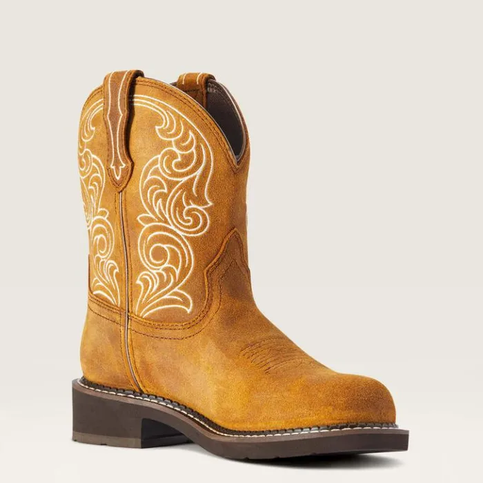 Ariat Western Boots Women Fatbaby Heritage Waterproof Western Boot Ginger Spice Ariat Western Boots Women Fatbaby Heritage Waterproof Western Boot Ginger Spice