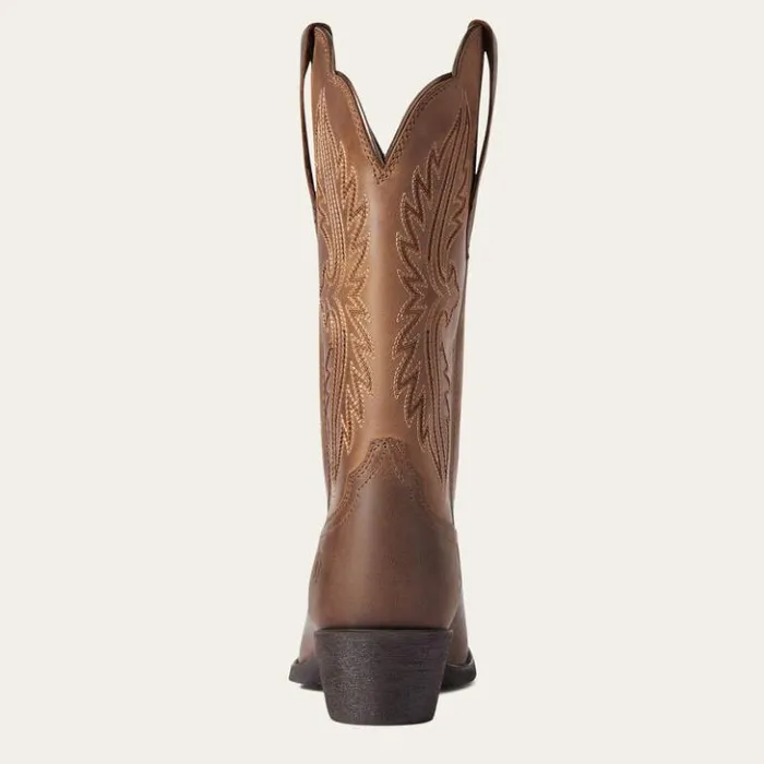 Ariat Western Boots Women Heritage R Toe StretchFit Western Boot Distressed Brown Ariat Western Boots Women Heritage R Toe StretchFit Western Boot Distressed Brown