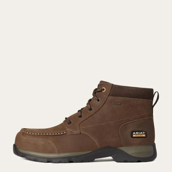 Ariat Work Boots Men Edge LTE Chukka Static Dissipating Composite Toe Work Boot Dark Brown