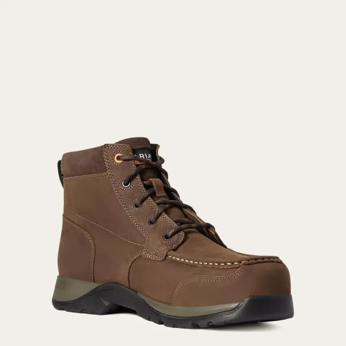 Ariat Work Boots Men Edge LTE Chukka Static Dissipating Composite Toe Work Boot Dark Brown