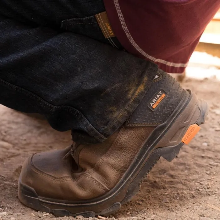 Ariat Work Boots Men Intrepid 8034 Waterproof Composite Toe Work Boot Rye Brown Ariat Work Boots Men Intrepid 8034 Waterproof Composite Toe Work Boot Rye Brown