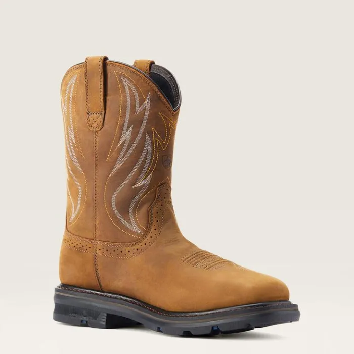 Ariat Work Boots Men Sierra Shock Shield Waterproof Steel Toe Work Boot Distressed Brown Ariat Work Boots Men Sierra Shock Shield Waterproof Steel Toe Work Boot Distressed Brown