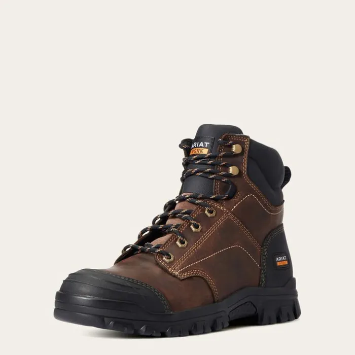 Ariat Work Boots Men Treadfast 6034 Work Boot Distressed Brown