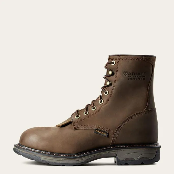 Ariat Work Boots Men WorkHog 8034 Waterproof Composite Toe Work Boot Oily Distressed Brown Ariat Work Boots Men WorkHog 8034 Waterproof Composite Toe Work Boot Oily Distressed Brown