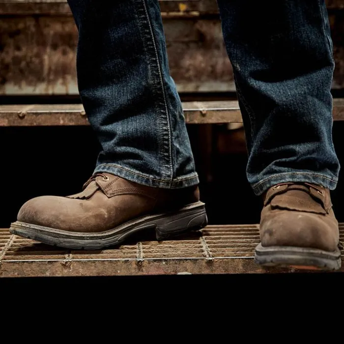 Ariat Work Boots Men WorkHog 8034 Waterproof Composite Toe Work Boot Oily Distressed Brown Ariat Work Boots Men WorkHog 8034 Waterproof Composite Toe Work Boot Oily Distressed Brown