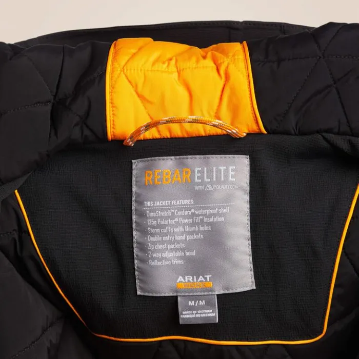 Ariat Workwear Women Rebar Polartec Elite Waterproof Insulated Jacket Black Ariat Workwear Women Rebar Polartec Elite Waterproof Insulated Jacket Black