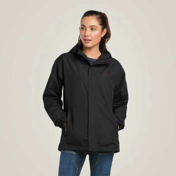 Ariat Workwear Women Rebar Stormshell Logo Waterproof Jacket Blackpurple