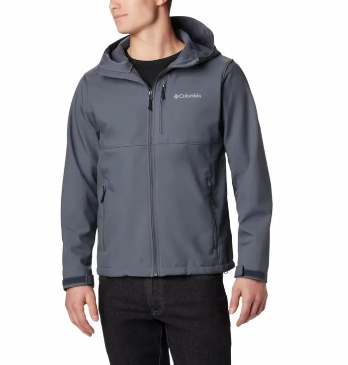 Ascender Hooded Softshell Jacket Graphite Mens Columbia Sportswear Softshell