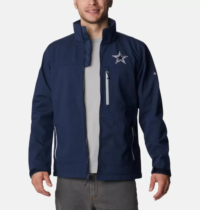 Ascender II Softshell Jacket 8211 Dallas Cowboys Dc 8211 Collegiate Navy Mens Columbia Sportswear Softshell Ascender II Softshell Jacket 8211 Dallas Cowboys Dc 8211 Collegiate Navy Mens Columbia Sportswear Softshell