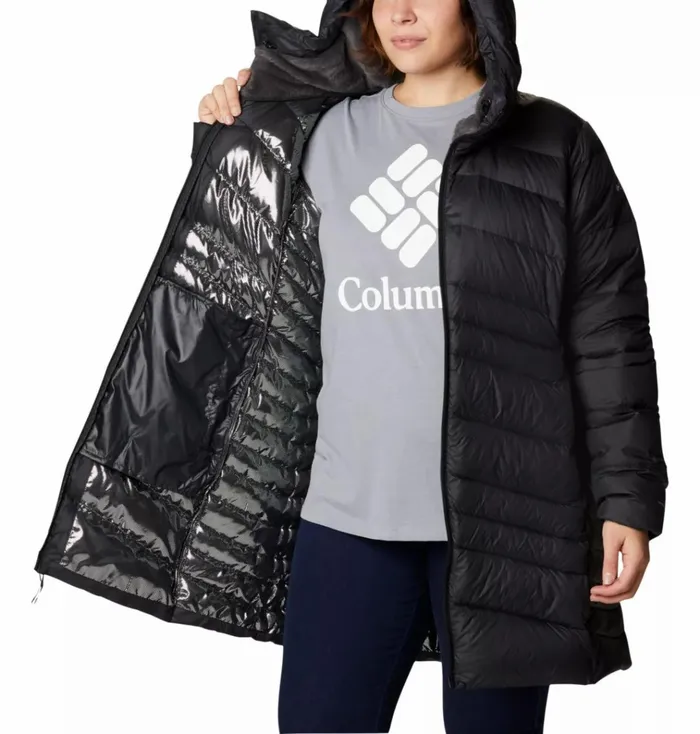 Autumn Park Down Hooded Mid Jacket 8211 Plus Size Black Womens Columbia Sportswear Insulated and Down Autumn Park Down Hooded Mid Jacket 8211 Plus Size Black Womens Columbia Sportswear Insulated and Down
