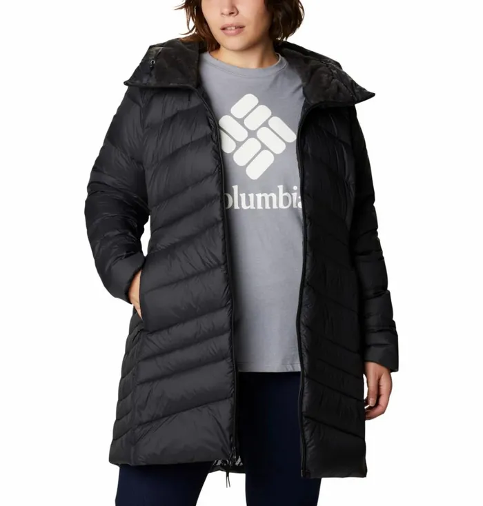 Autumn Park Down Hooded Mid Jacket 8211 Plus Size Black Womens Columbia Sportswear Insulated and Down Autumn Park Down Hooded Mid Jacket 8211 Plus Size Black Womens Columbia Sportswear Insulated and Down